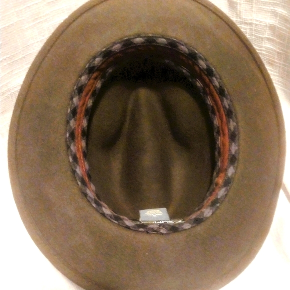 Wool fedora. 2 1/2 in brim Sz M - Picture 7 of 7